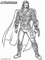 Thor Coloring Pages Avengers Marvel Colouring Choose Board Superhero Color Drawings Detailed Cartoon Letscolorit sketch template