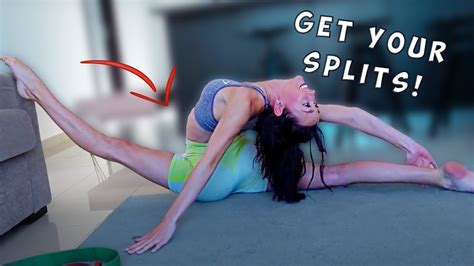 How To Get Your Splits Fast Stretches For Leg Flexibility Youtube