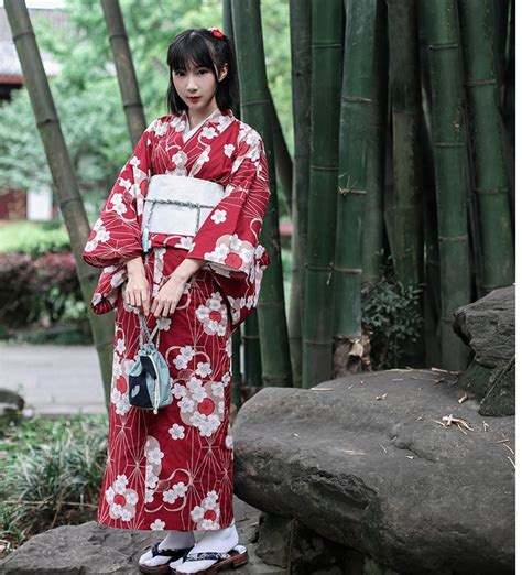 Buy Traditional Japanese Floral Kimono With Belt