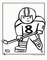 Coloring Hockey Pages Olympic Player Kids Printable Cartoon Kid Sports Print Clipart Cliparts Olympics Alphabet Nhl Color Goalie Printables Library sketch template