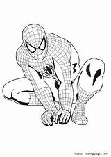 Spiderman Coloring Pages Man Kids Spider Printable Color Cartoon Book Para Maatjes Colouring Print Sheets Superhero Drawing Iron Drawings Spiders sketch template