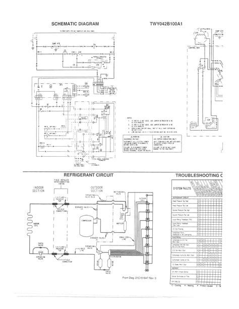 trane xe  trane trane hvac diagram