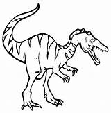 Dinosaur Baryonyx Colouring Truy Cập Coloringhome sketch template