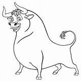 Ferdinand Coloring Movie Pages Bulls Cartoon Sheets Visit Drawing Printable Print sketch template