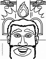 Pentecost Coloring Pages Peter Preaching Getdrawings sketch template