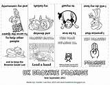 Brownie Brownies Promise Toadstool Girlguiding Badges sketch template