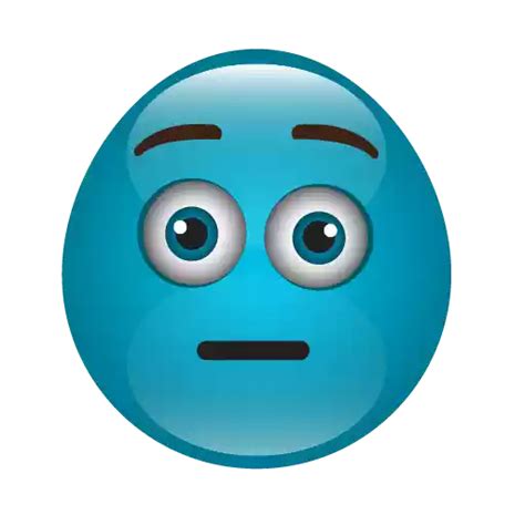 blue emoji png   png mart