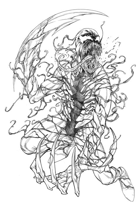carnage coloring pages coloring pages