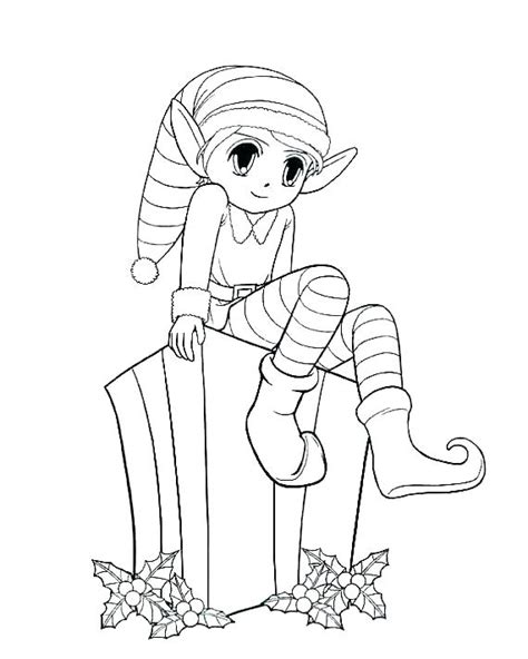 elf   shelf coloring pages printable  getcoloringscom