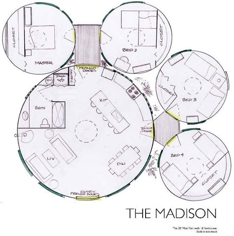 yurt floorplan yurt   plan earth bag homes