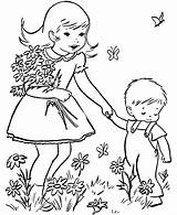 Coloring Pages Spring Printable sketch template