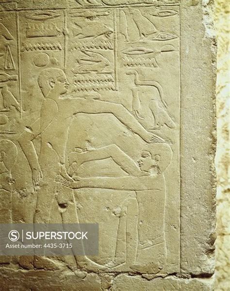 Tomb Of Ankhmahor Sesi 2345 Bc Egypt Saqqara Circumcision Scene