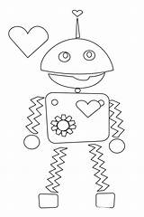 Coloring Valentines Valentine Pages Kids Preschool Body Robot Boy Parts Elementary Printable Sheets Students Print Activities Color Colouring Mushy Non sketch template