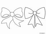 Bow Drawing Coloring Pages Bows Cheer Christmas Drawings Easy Ribbon Draw Template Hair Mothers Luk Color Step Getdrawings Print Ribbons sketch template