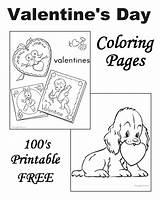 Coloring Pages Valentines Valentine Card Cards Printable Kids sketch template