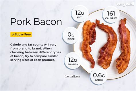 bacon nutrition facts calories carbs  health info