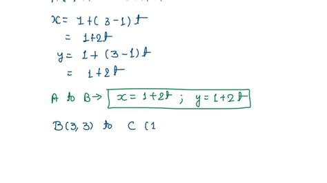solved  parametric equations    xt