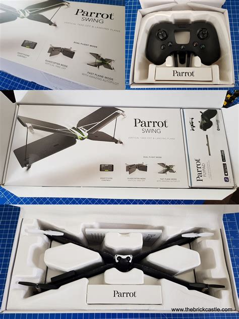 brick castle parrot swing minidrone  flypad controller review