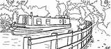 Erie Narrowboat Sketchite Ikes Freebie sketch template