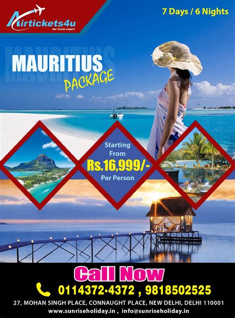 airticketsu offers  package  mauritius starting price  hurry