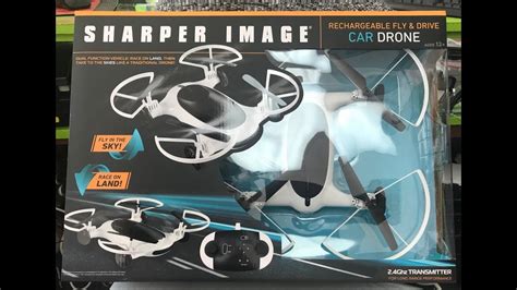 sharper image car drone ghz fly  drive review flight youtube