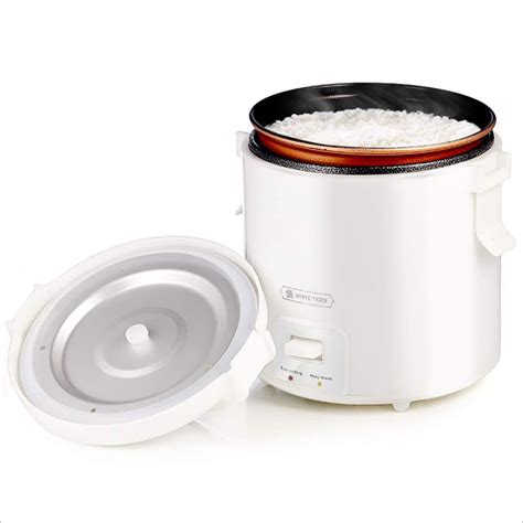 mini rice cookerwhite tiger portable travel steamer small minutes fast cooking