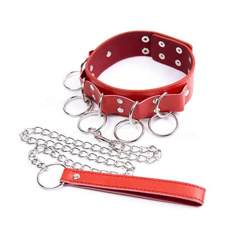 bdsm pu leather slave collars fetish sex toys for couples erotic adult
