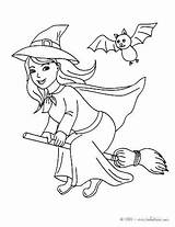 Coloring Witch Pages Cute Kids Printable Witches Preschool Halloween Little Color Letscolorit Getcolorings Kindergarten Worksheets Print Girl sketch template