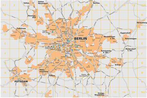 berlin stadtplan karte berlin stadtplan   cm