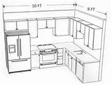 Kitchen Drawing Cabinet Cabinets Getdrawings sketch template