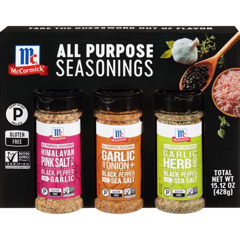 mccormick  purpose seasonings variety pack  pack  oz walmartcom walmartcom