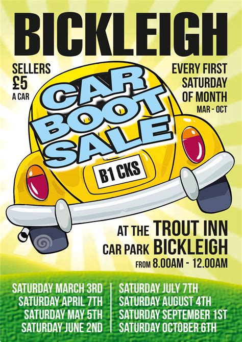 car boot sales  bickleigh bickleigh village website
