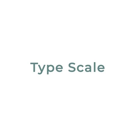 type scale resources  designer