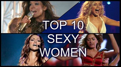 top 10 sexiest women in eurovision youtube