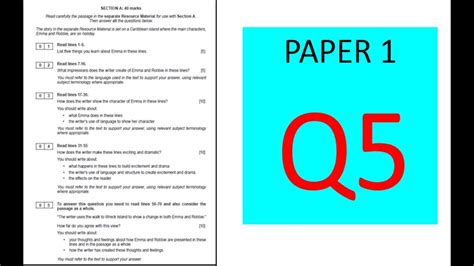 paper qestion  aqa english language paper  question  teaching