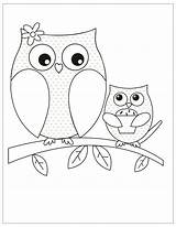 Grandma Nana Grandparents Owlet Owe Hallmark Corujas Getcolorings Preschoolers Colorir Desenhos sketch template