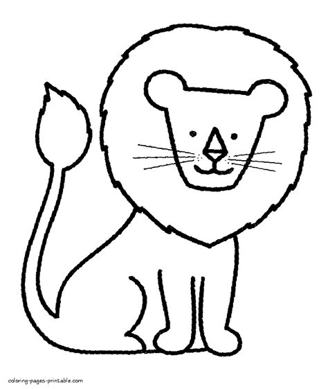 collections coloring pages  toddlers animals latest coloring