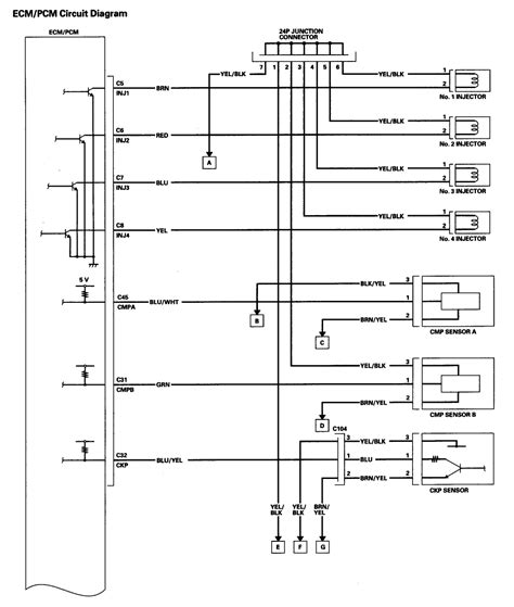 honda accord  qa  emissions electrical wiring diagrams