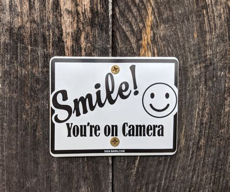 smile youre  camera exterior sign sign barn sheffield