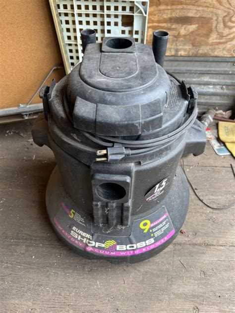 eureka shop boss wetdry vacuum  blower works cornerbids