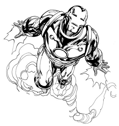 iron man coloring pages printable
