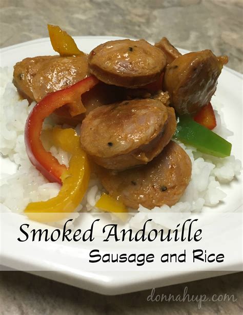 smoked andouille sausage and rice