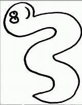 Worm Coloring Pages Popular Library Gif sketch template