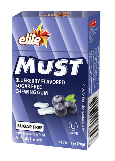 elite sugar  blueberry  gum kayco