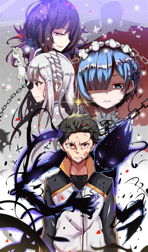 rezero   wallpaper ahegao manga rezero kara hajimeru isekai seikatsu graphisches