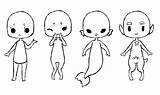 Chibi Bases Base Body Use Template Coloring Deviantart Fuzzy Pages Group sketch template