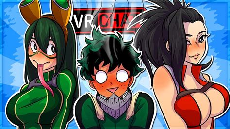 deku goes on a date with froppy in vrchat vrchat funny moments youtube