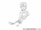 Coloring Puck Hockey Ice Sheets Pages Sheet Title sketch template