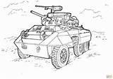 Coloring Pages Color Army Greyhound Military Vehicles sketch template