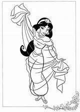 Jasmine Principessa Aladdin Pianetabambini sketch template